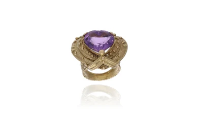 Anello con ametista - Asta Preziosi Anello con ametista - Asta Preziosi