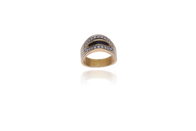 Anello con diamanti e zaffiri - Asta Preziosi Anello con diamanti e zaffiri - Asta Preziosi