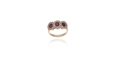 Anello con rubini e diamanti - Asta Preziosi Anello con rubini e diamanti - Asta Preziosi