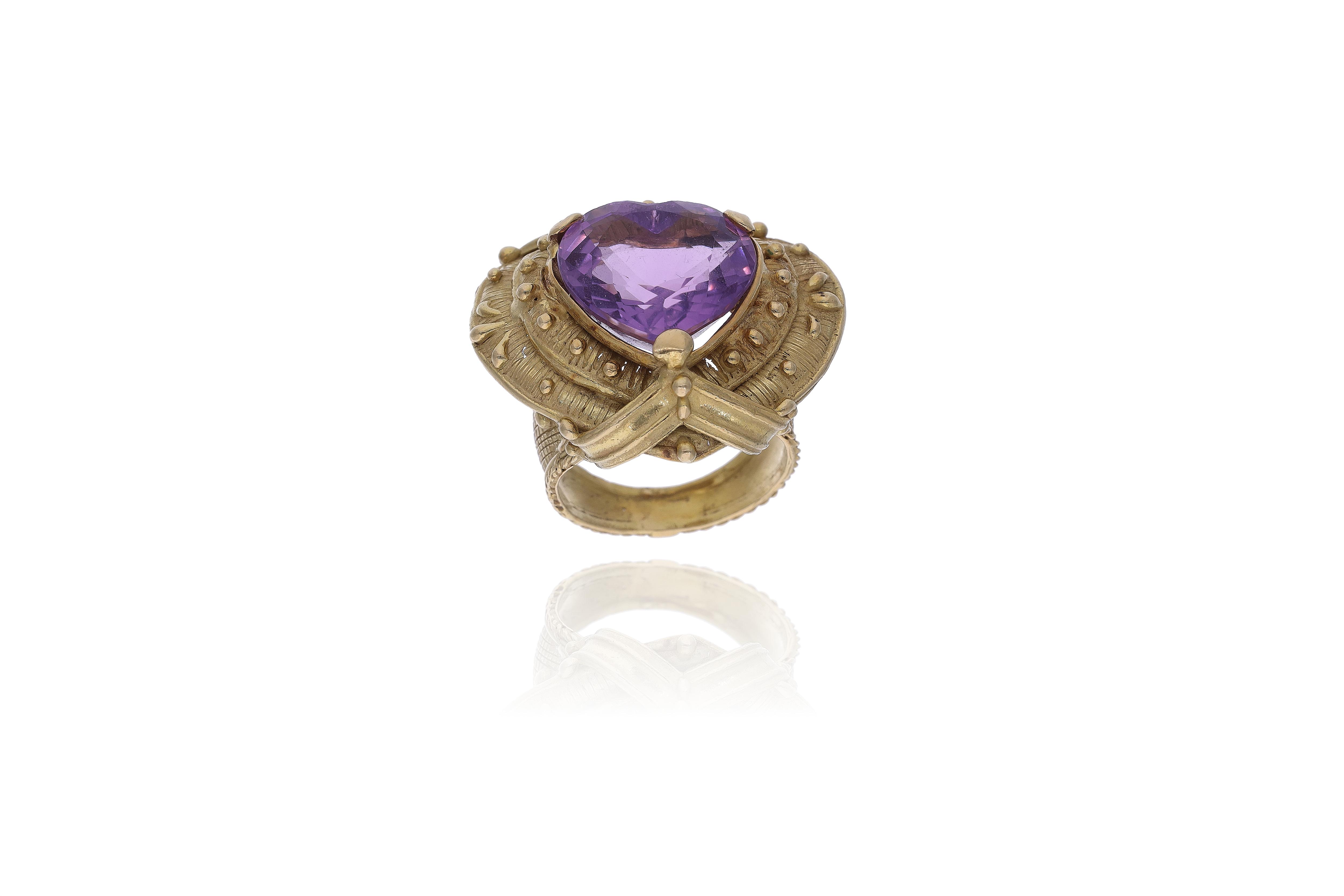 Anello con ametista - Asta Preziosi
