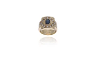 Anello con zaffiro e diamanti - Asta Preziosi Anello con zaffiro e diamanti - Asta Preziosi