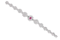 Bracciale con rubino e diamanti - Asta Preziosi