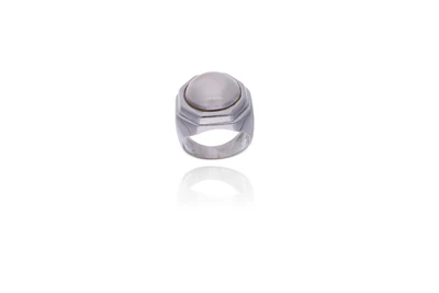 Anello con perla mabe' - Asta Preziosi