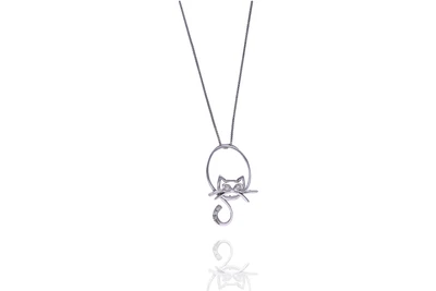 Collana con ciondolo con diamanti - Asta Preziosi Collana con ciondolo con diamanti - Asta Preziosi