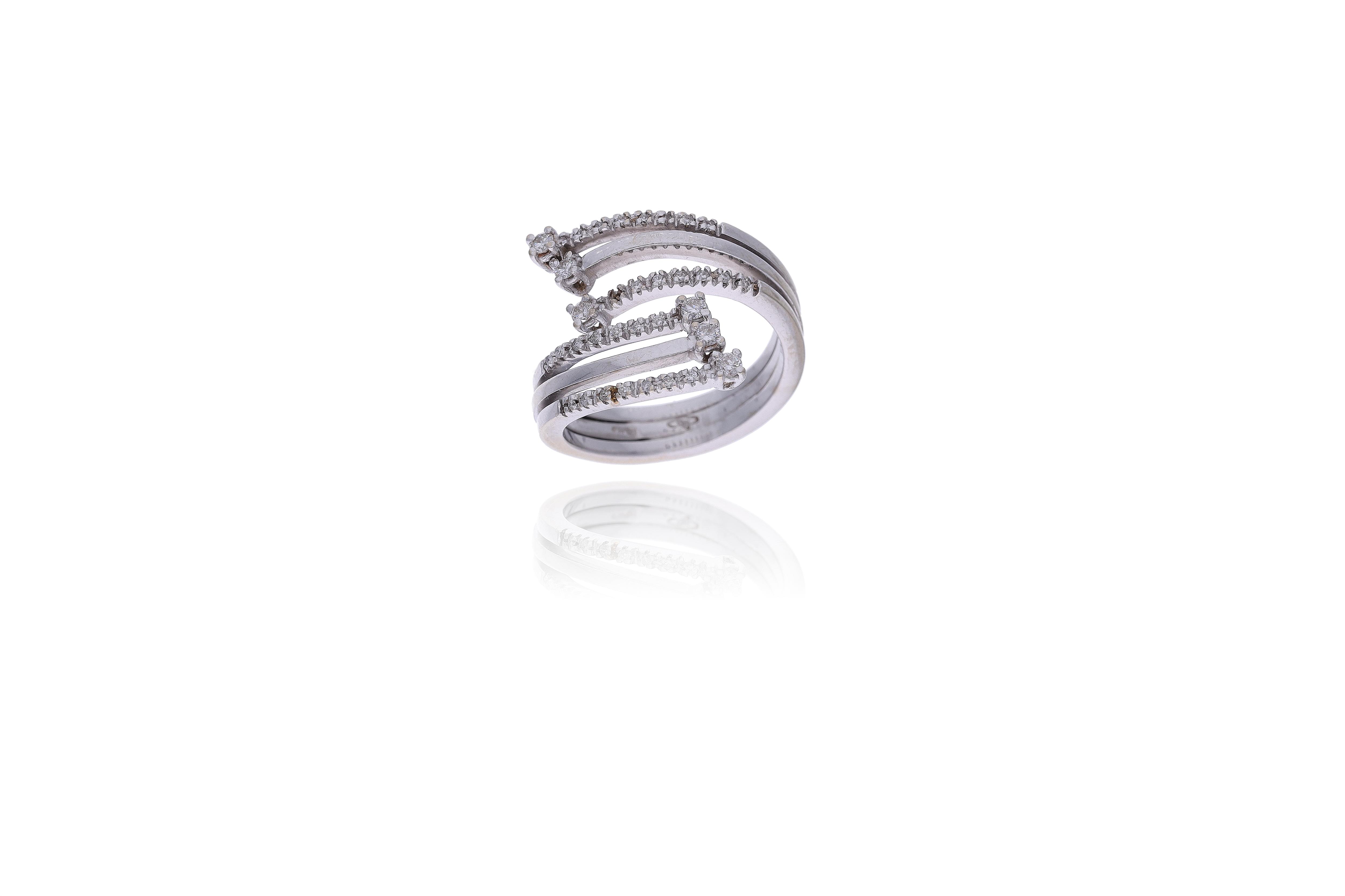 Anello con diamanti - Asta Preziosi