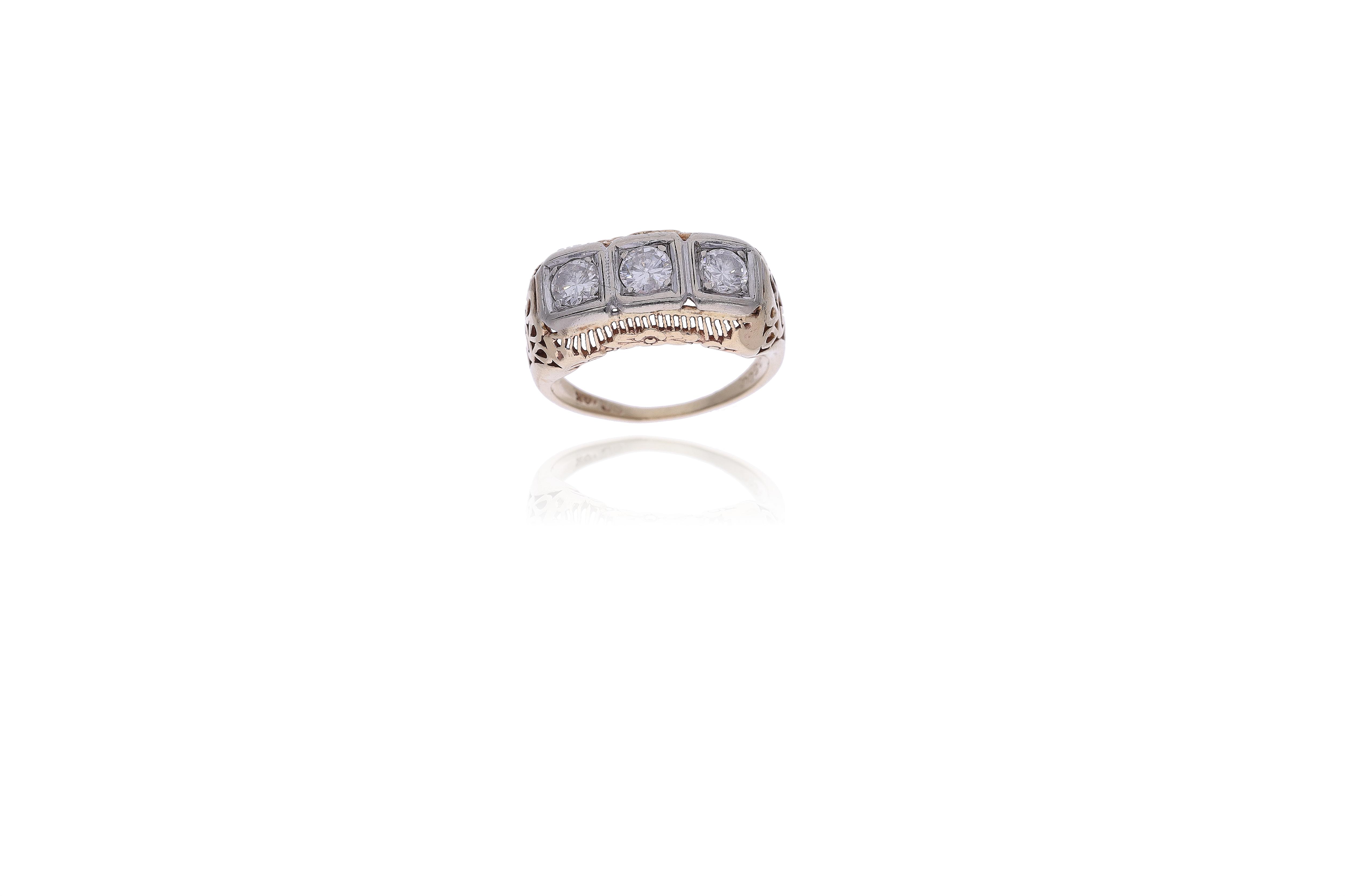 Anello con diamanti - Asta Preziosi