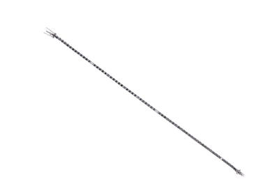 Bracciale con diamanti, diamanti neri e pietre - Asta Preziosi Bracciale con diamanti, diamanti neri e pietre - Asta Preziosi