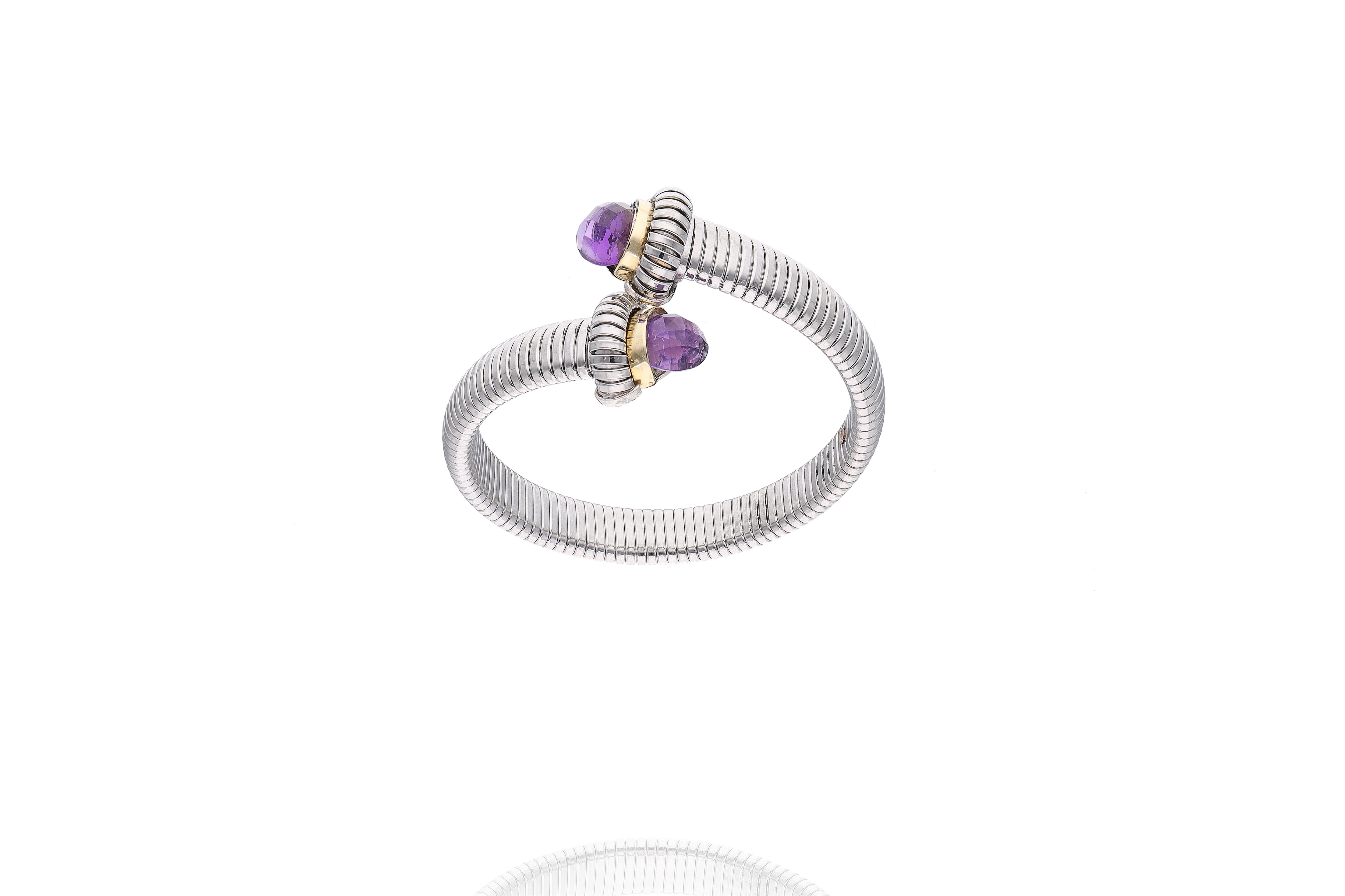 Bracciale con ametiste - Asta Preziosi