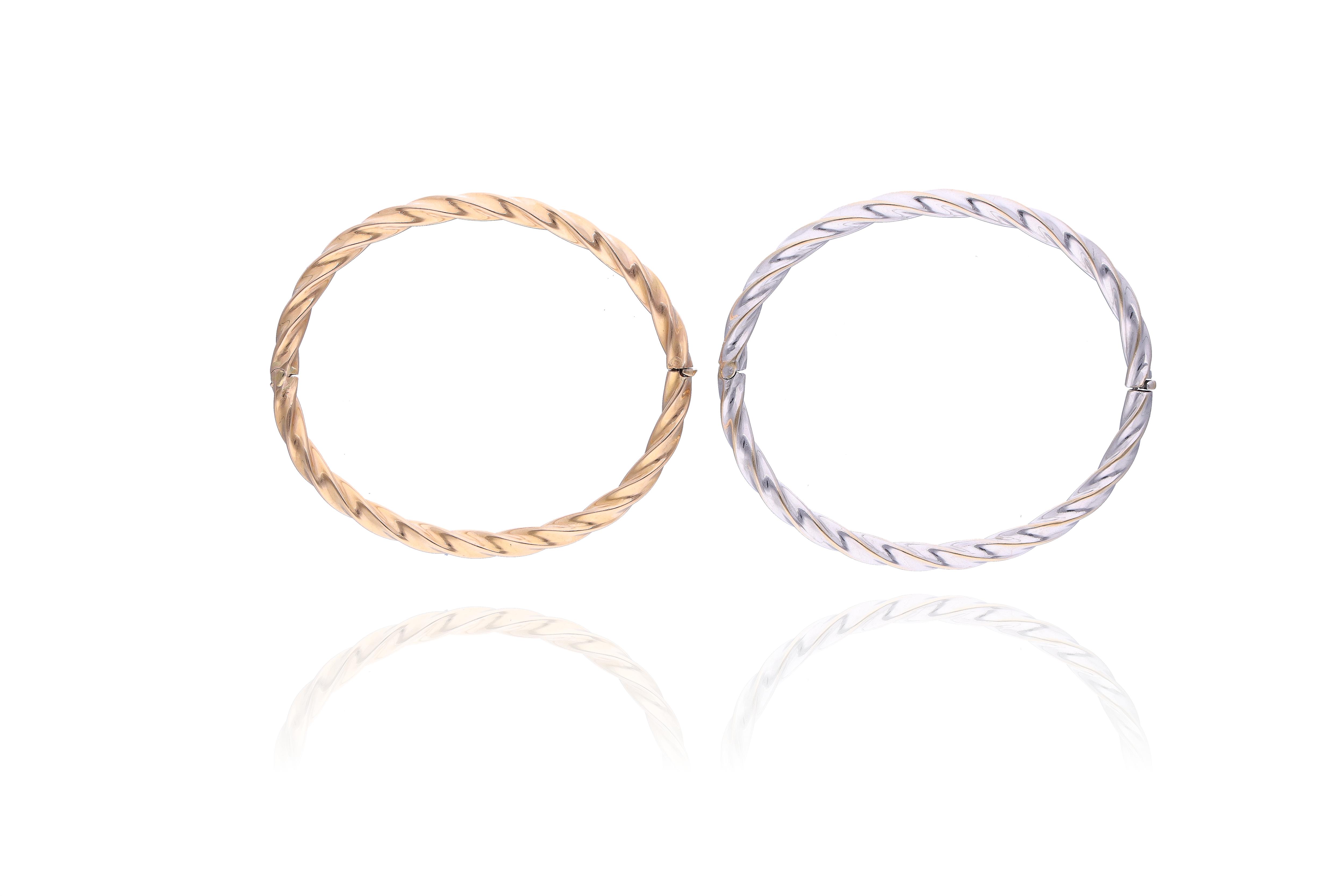 Coppia di bracciali in oro - Asta Preziosi