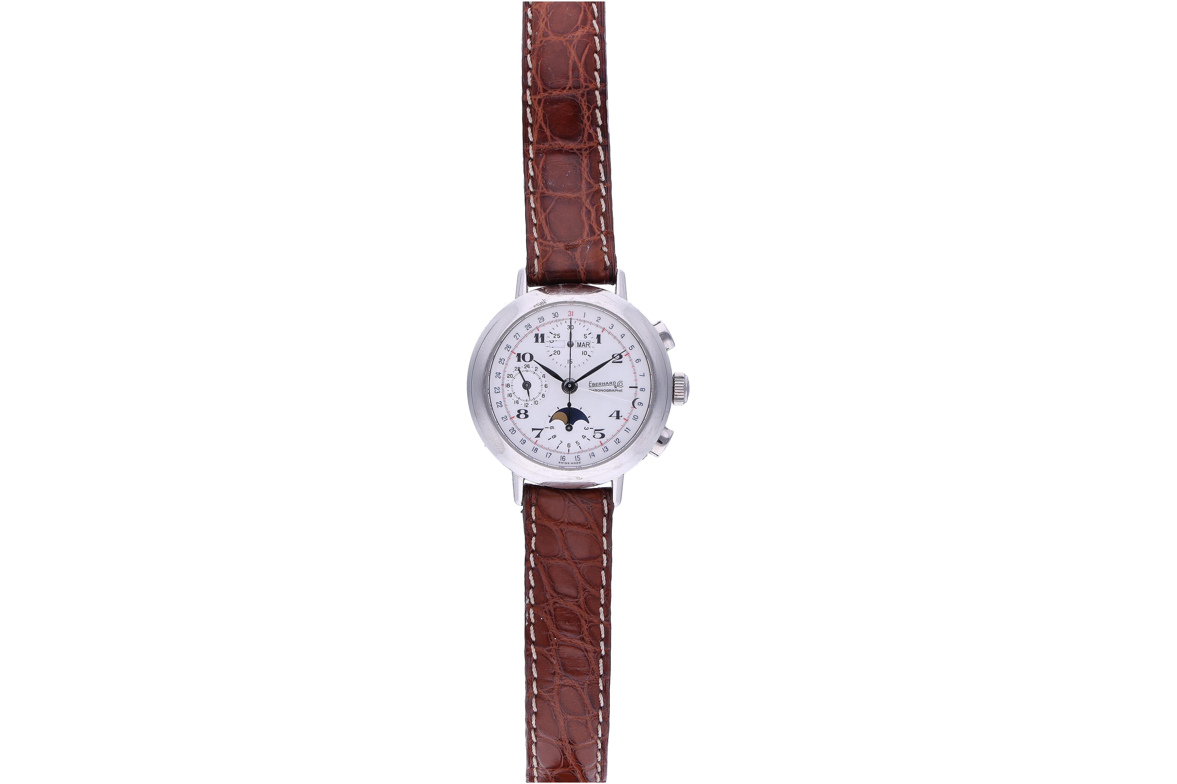 Eberhard & Co Replica, orologio in acciaio - Asta Preziosi