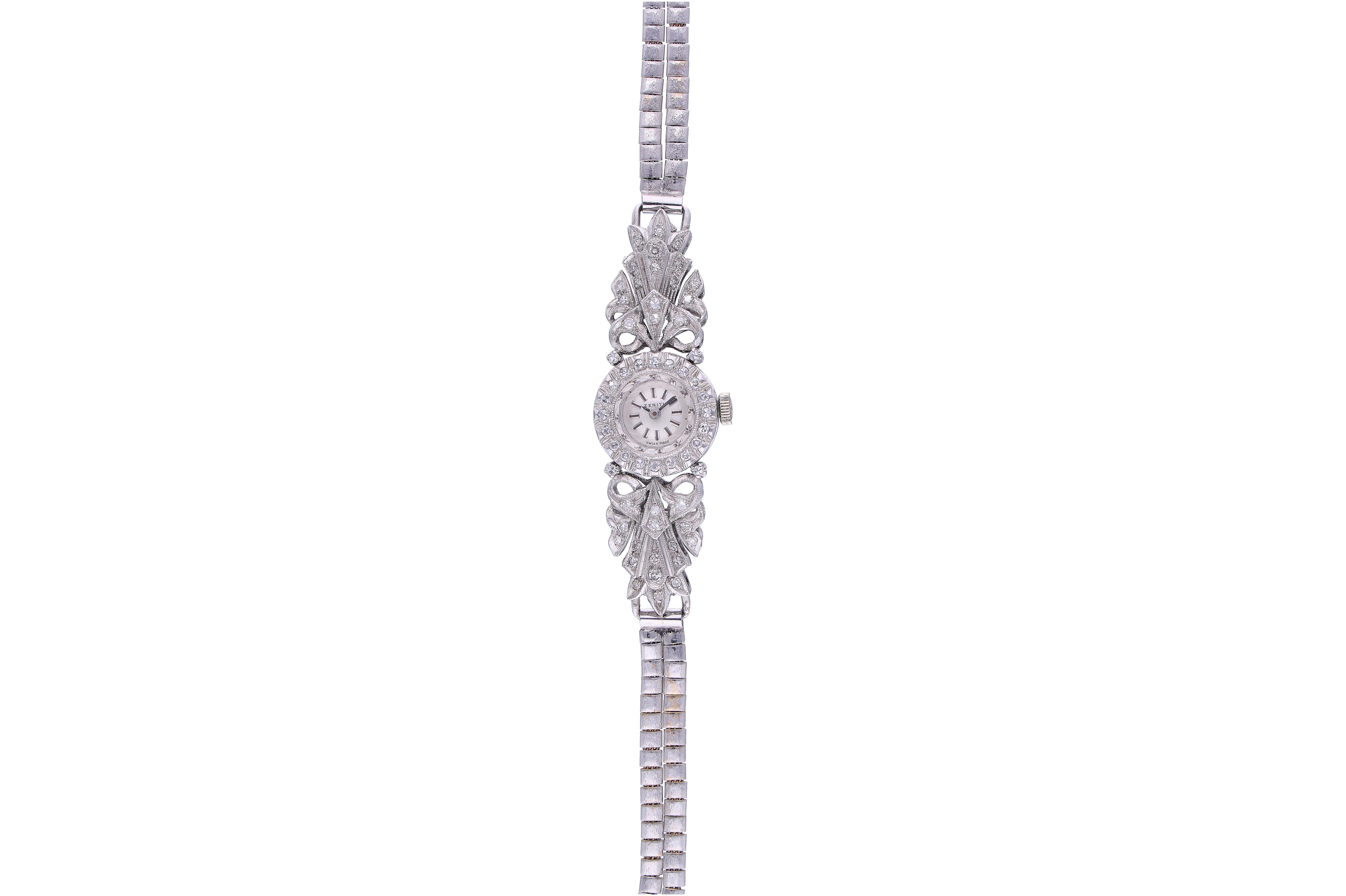 Zenith orologio in oro con diamanti - Asta Preziosi