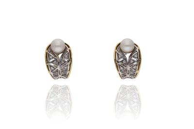Orecchini con diamanti e perle coltivate - Asta Preziosi Orecchini con diamanti e perle coltivate - Asta Preziosi