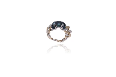 Anello con zaffiri e diamanti - Asta Preziosi