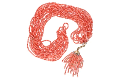 Collana di coralli e diamanti - Asta Preziosi Collana di coralli e diamanti - Asta Preziosi