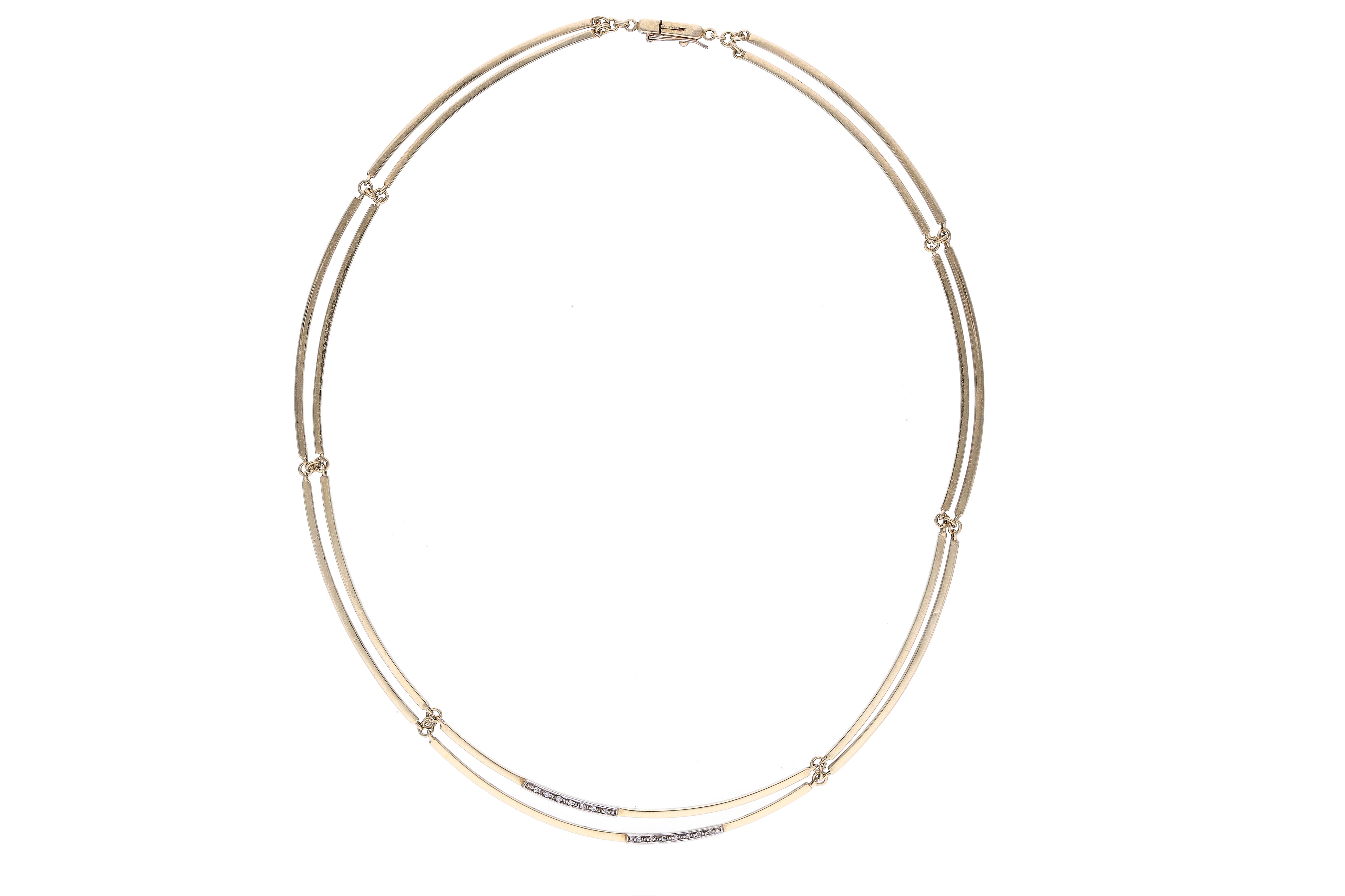 Collana con diamanti - Asta Preziosi