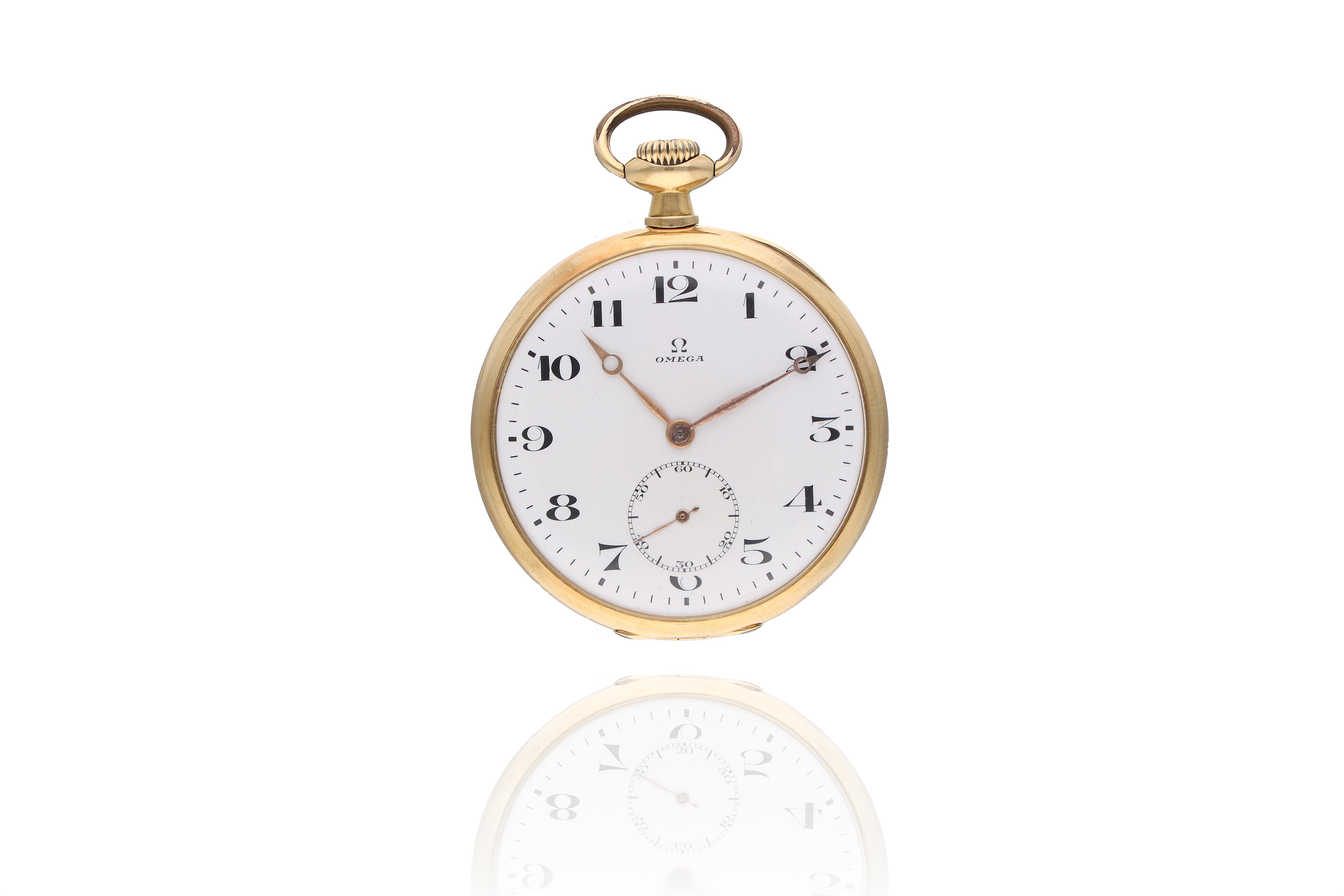 Omega, orologio da tasca in oro - Asta Preziosi