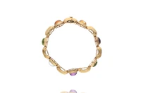 Bracciale con granati, acquamarina, peridoti, quarzi e ametista - Asta Preziosi Bracciale con granati, acquamarina, peridoti, quarzi e ametista - Asta Preziosi