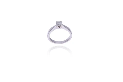 Anello con diamante - Asta Preziosi