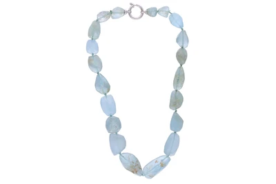 Collana con acquemarine - Asta Preziosi Collana con acquemarine - Asta Preziosi