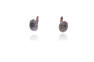 Orecchini con zaffiri e diamanti - Asta Preziosi Orecchini con zaffiri e diamanti - Asta Preziosi