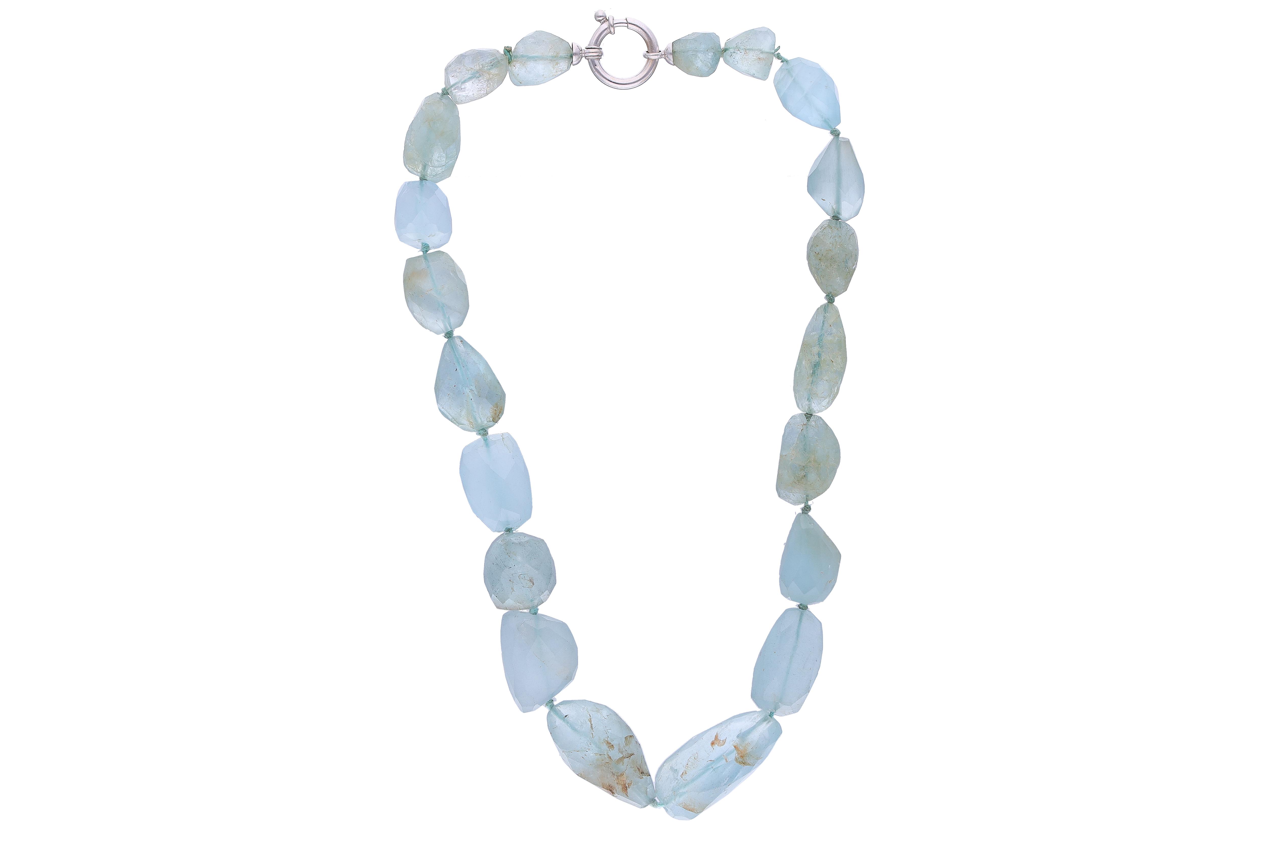 Collana con acquemarine - Asta Preziosi