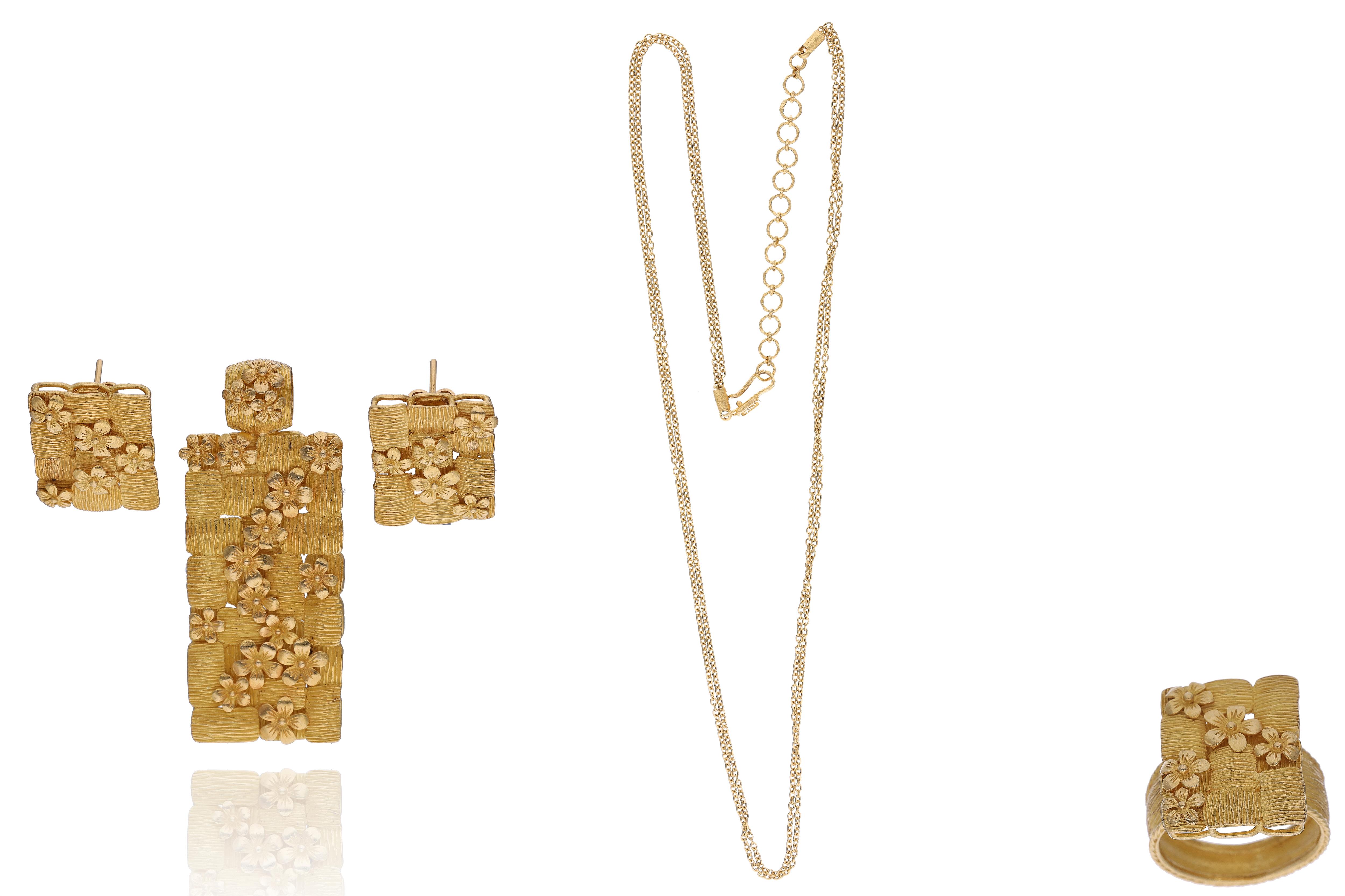 Parure in oro - Asta Preziosi