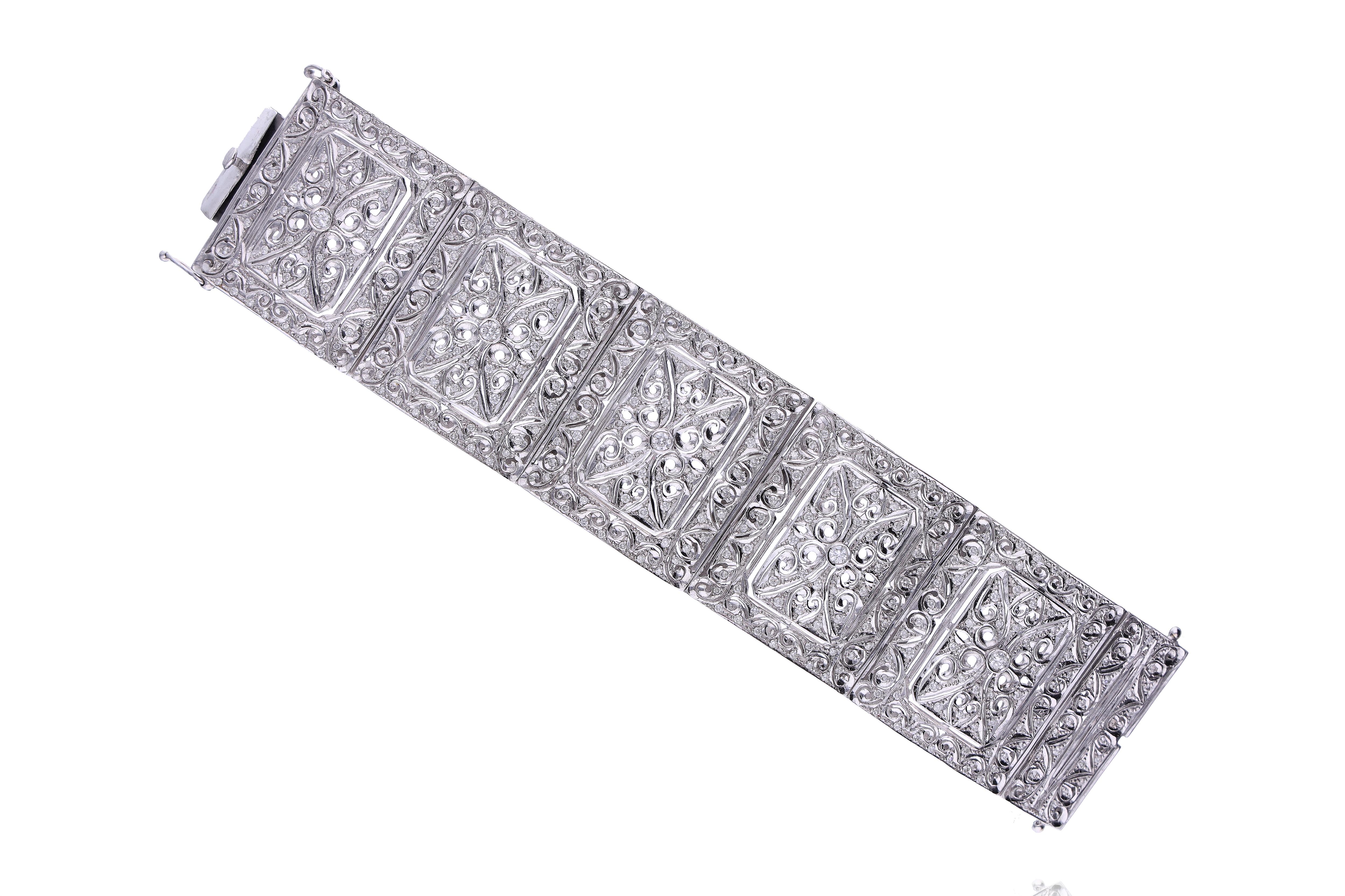 Bracciale con diamanti - Asta Preziosi