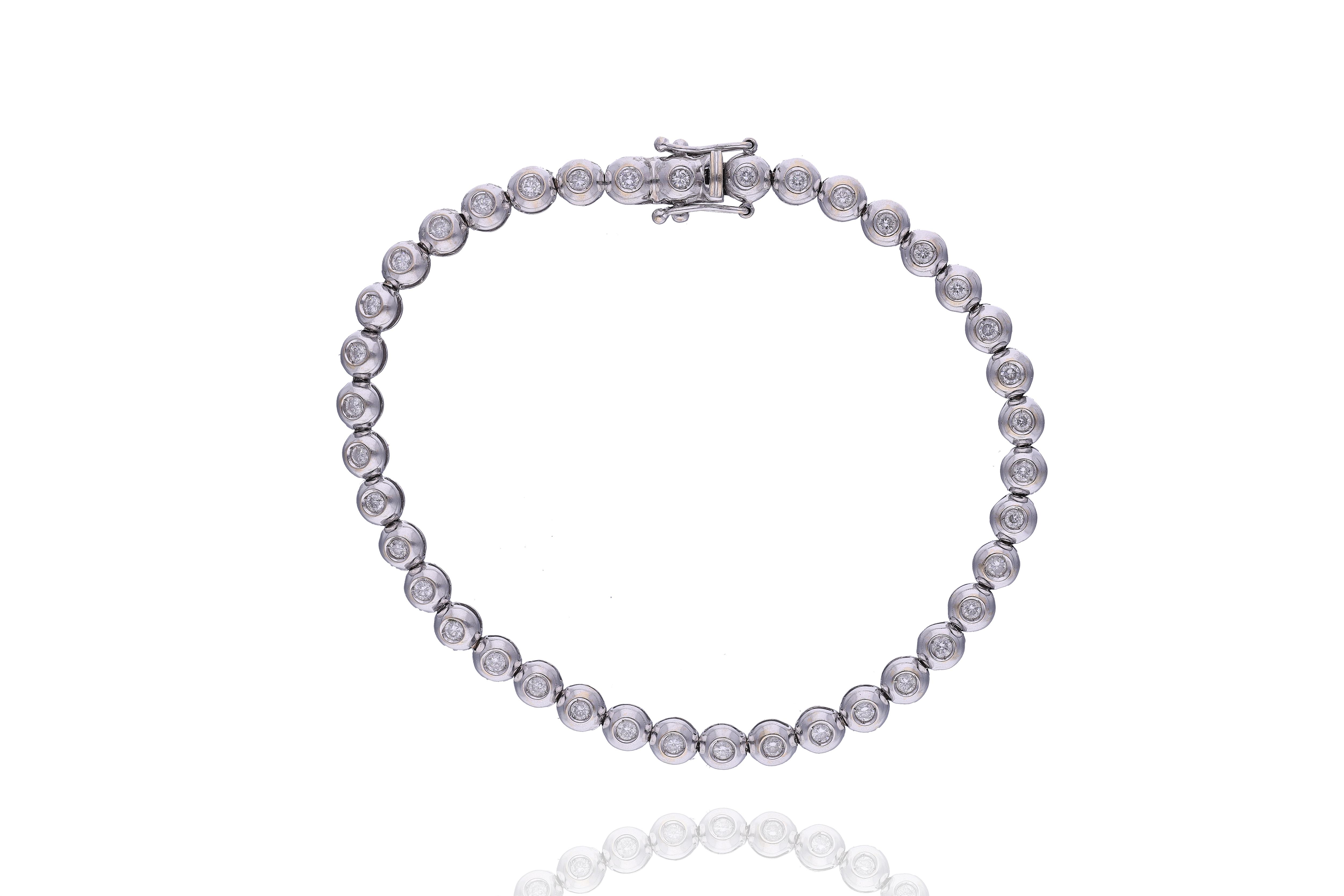 Bracciale con diamanti - Asta Preziosi
