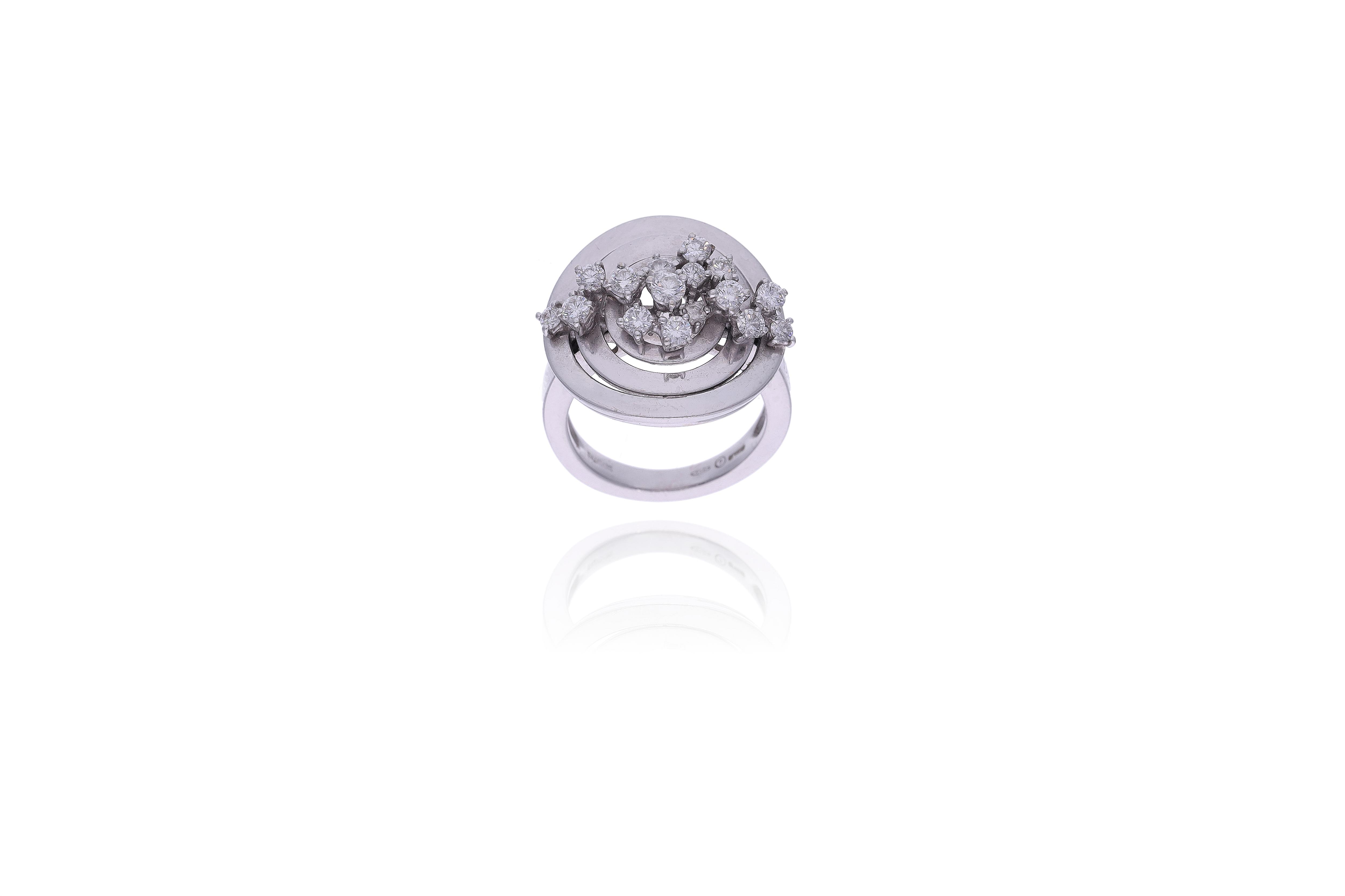 Damiani, anello con diamanti - Asta Preziosi