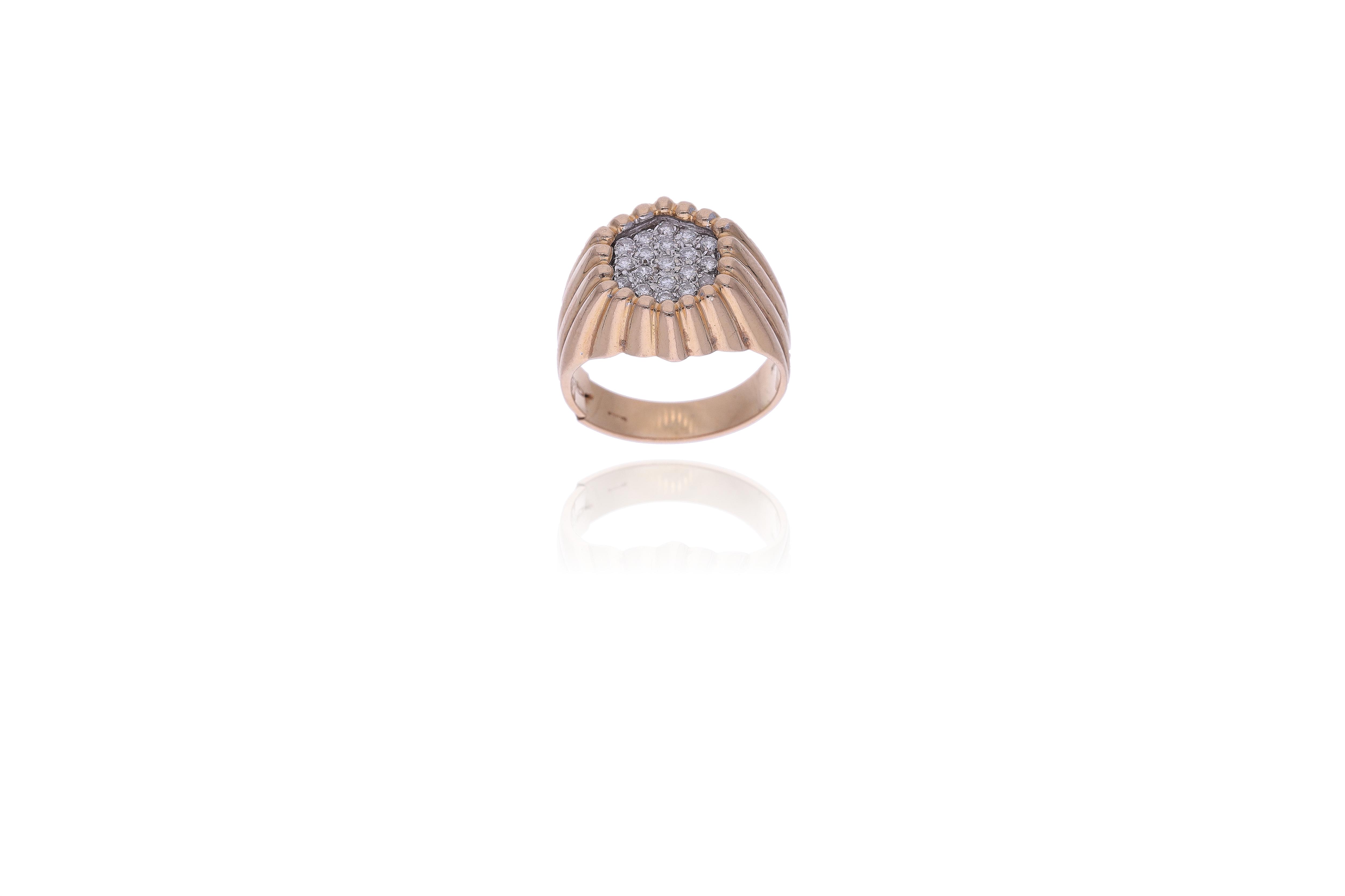Damiani, anello con diamanti - Asta Preziosi