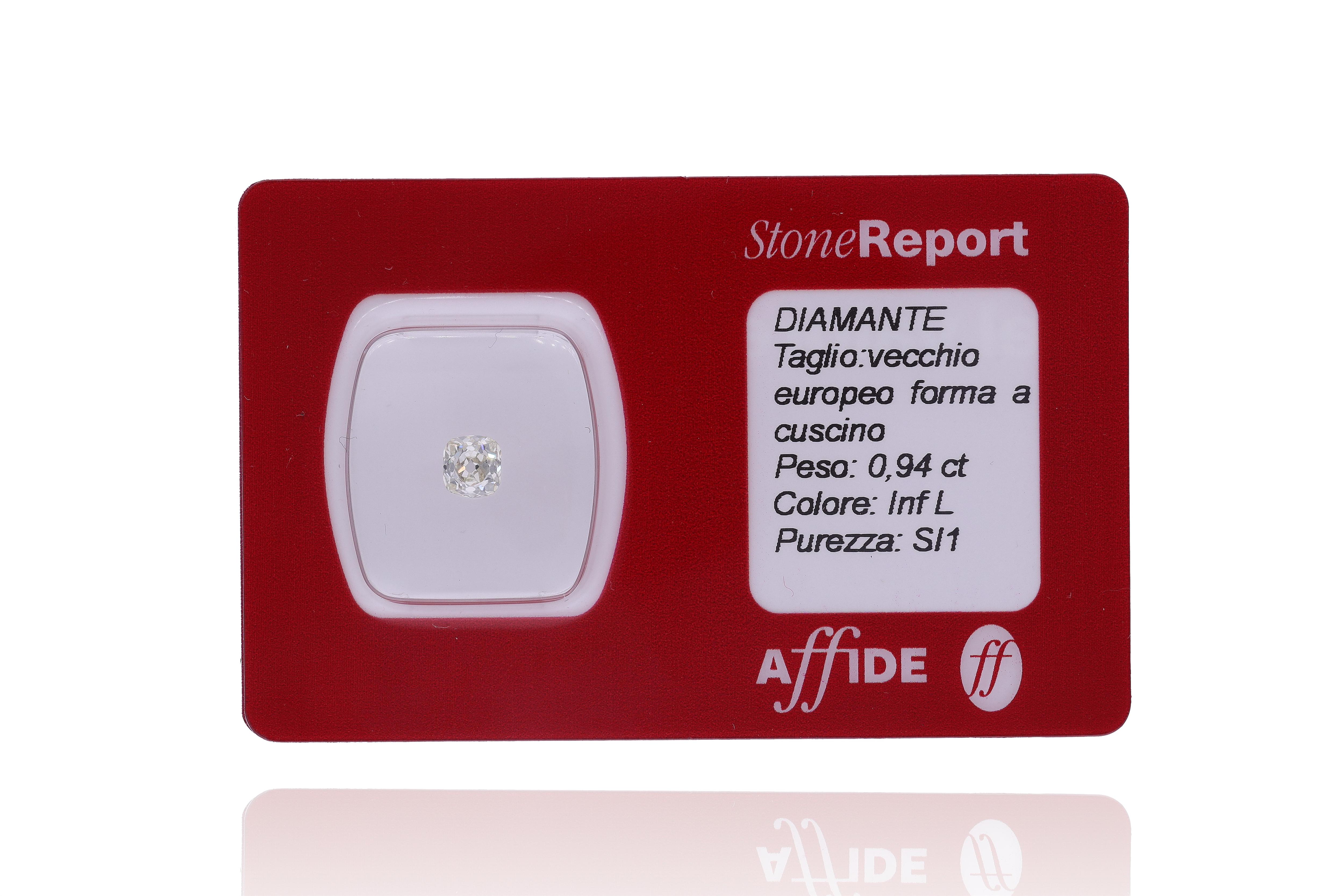 Diamante ct 0,94 - Asta Preziosi