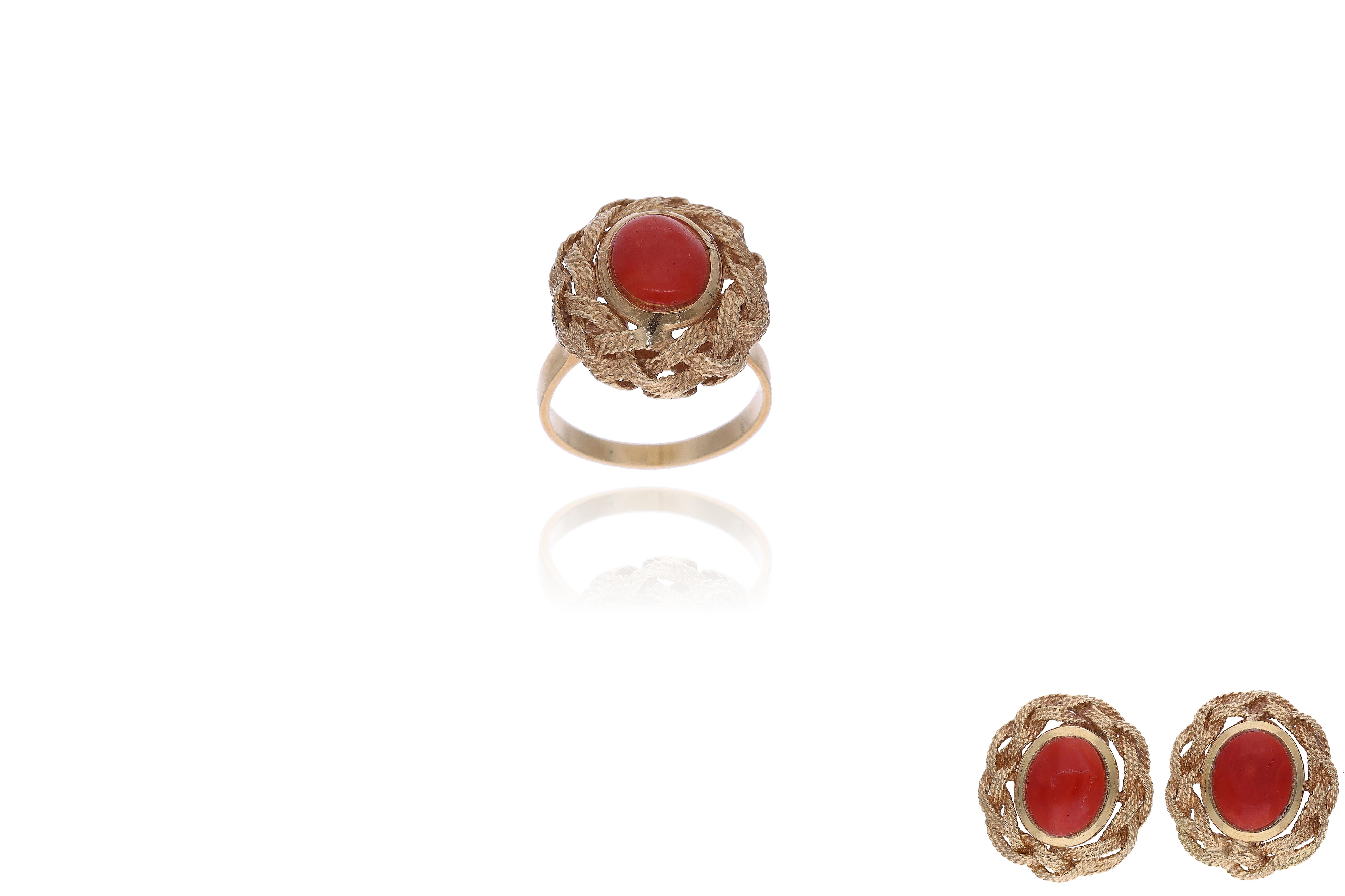 Parure con corallo - Asta Preziosi