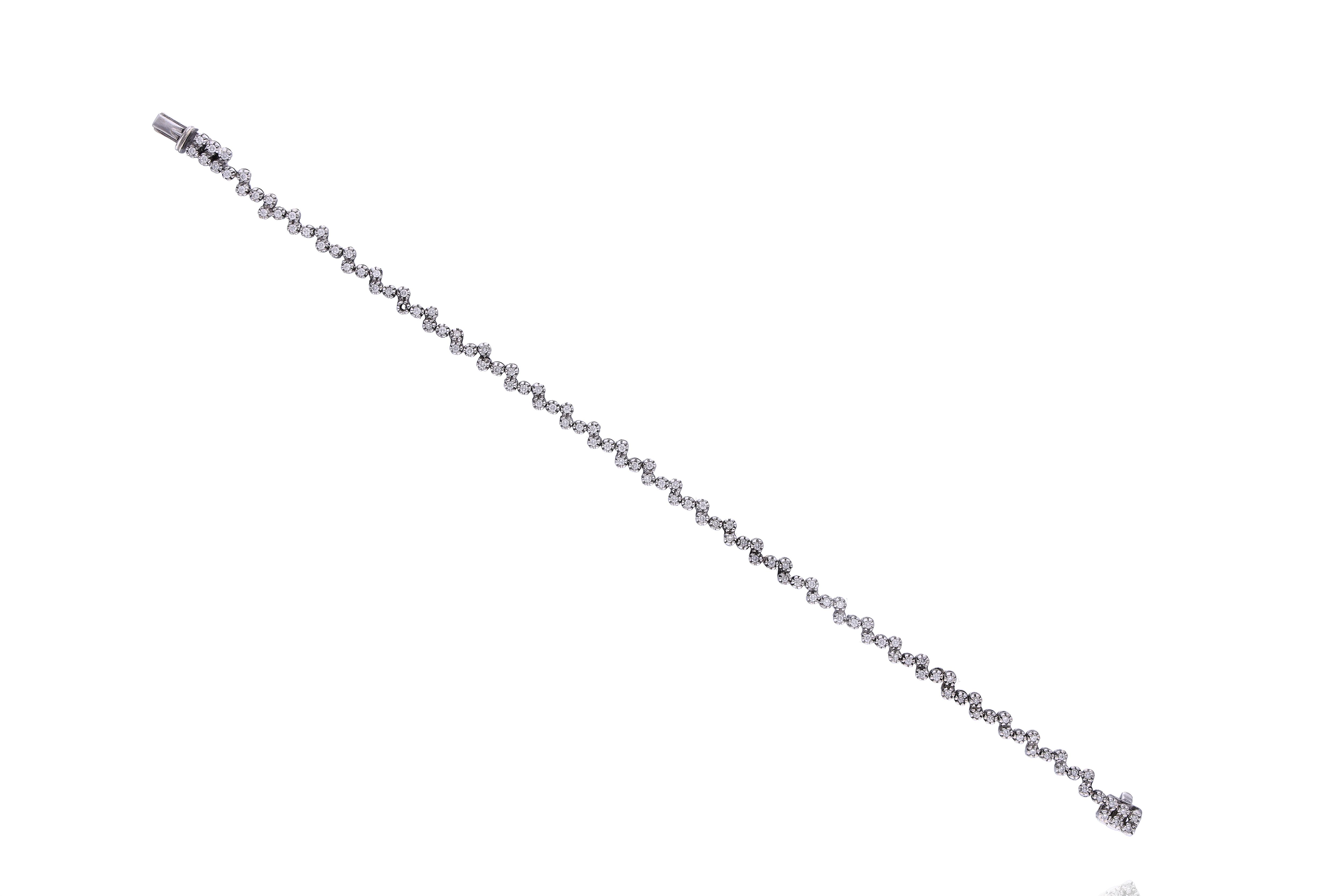 Recarlo, bracciale con diamanti - Asta Preziosi