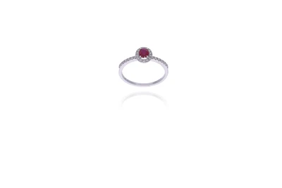 Anello con rubino e diamanti - Asta Preziosi Anello con rubino e diamanti - Asta Preziosi