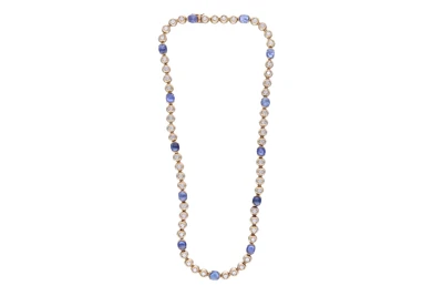 Collana con zaffiri e diamanti - Asta Preziosi Collana con zaffiri e diamanti - Asta Preziosi
