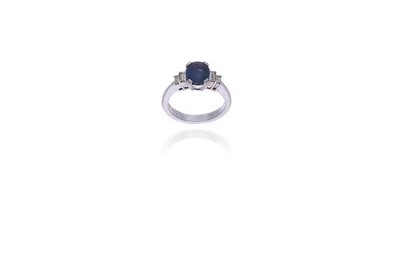 Damiani anello con zaffiro e diamanti - Asta Preziosi Damiani anello con zaffiro e diamanti - Asta Preziosi