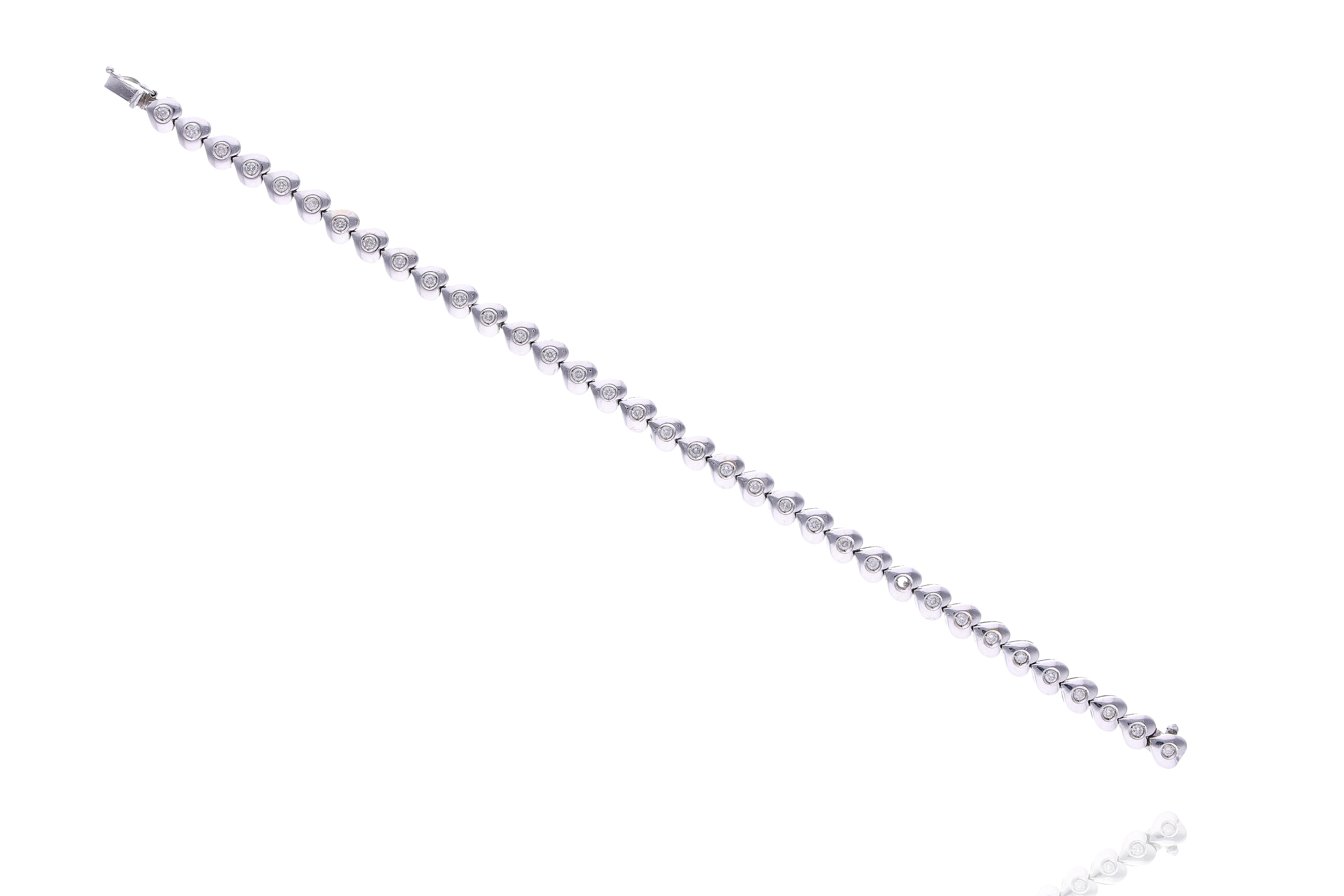 Bracciale con diamanti - Asta Preziosi