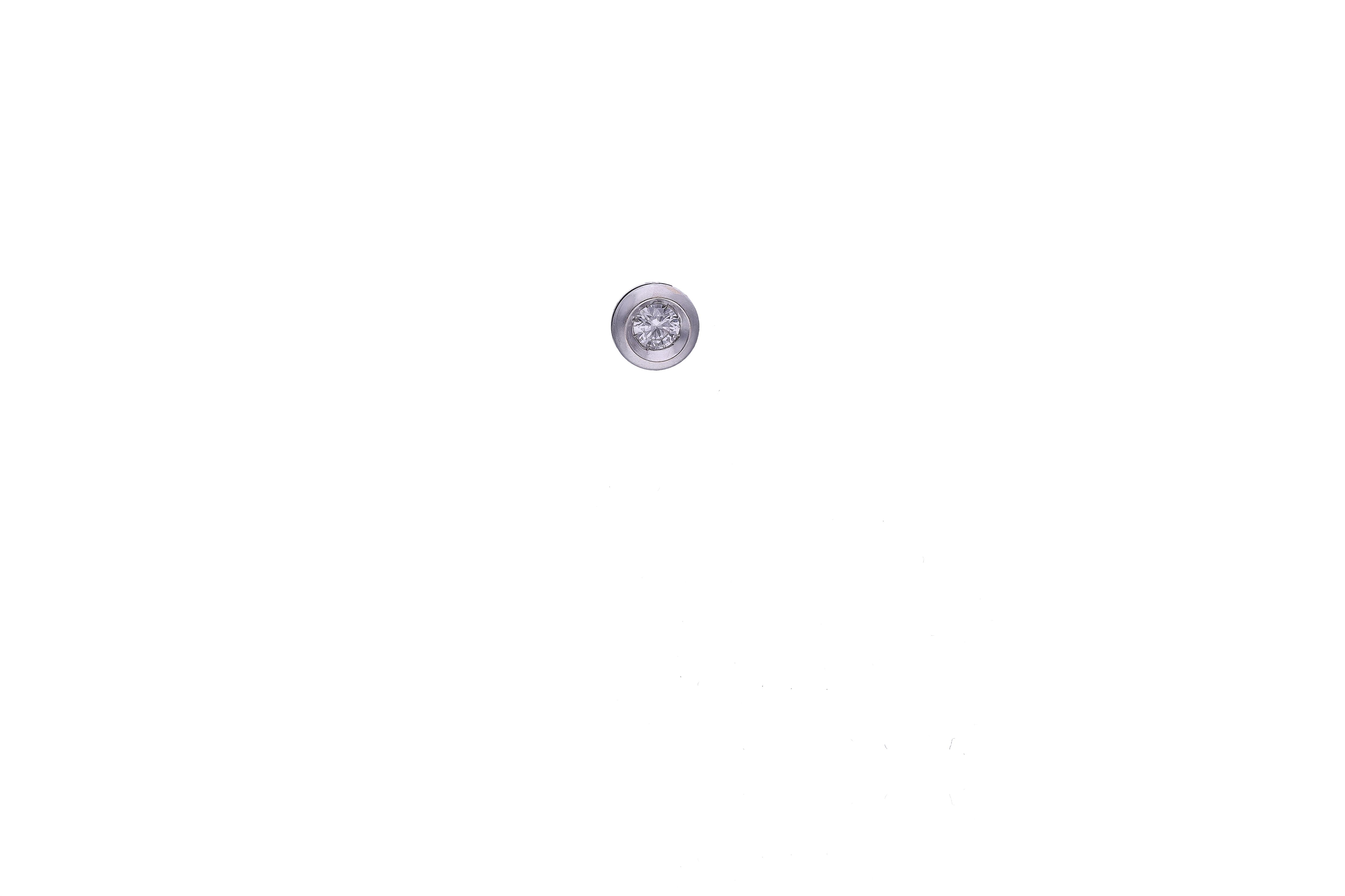 Orecchino con diamante - Asta Preziosi