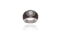 Anello con diamanti, rubini e perla mabe' - Asta Preziosi Anello con diamanti, rubini e perla mabe' - Asta Preziosi