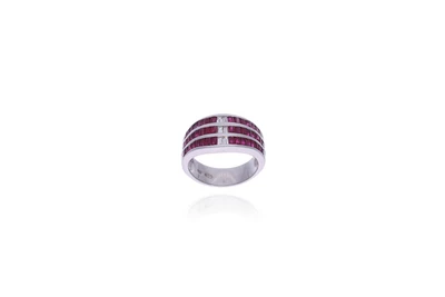 Anello con rubini e diamanti - Asta Preziosi Anello con rubini e diamanti - Asta Preziosi