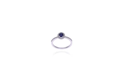 Anello con zaffiro e diamanti - Asta Preziosi Anello con zaffiro e diamanti - Asta Preziosi