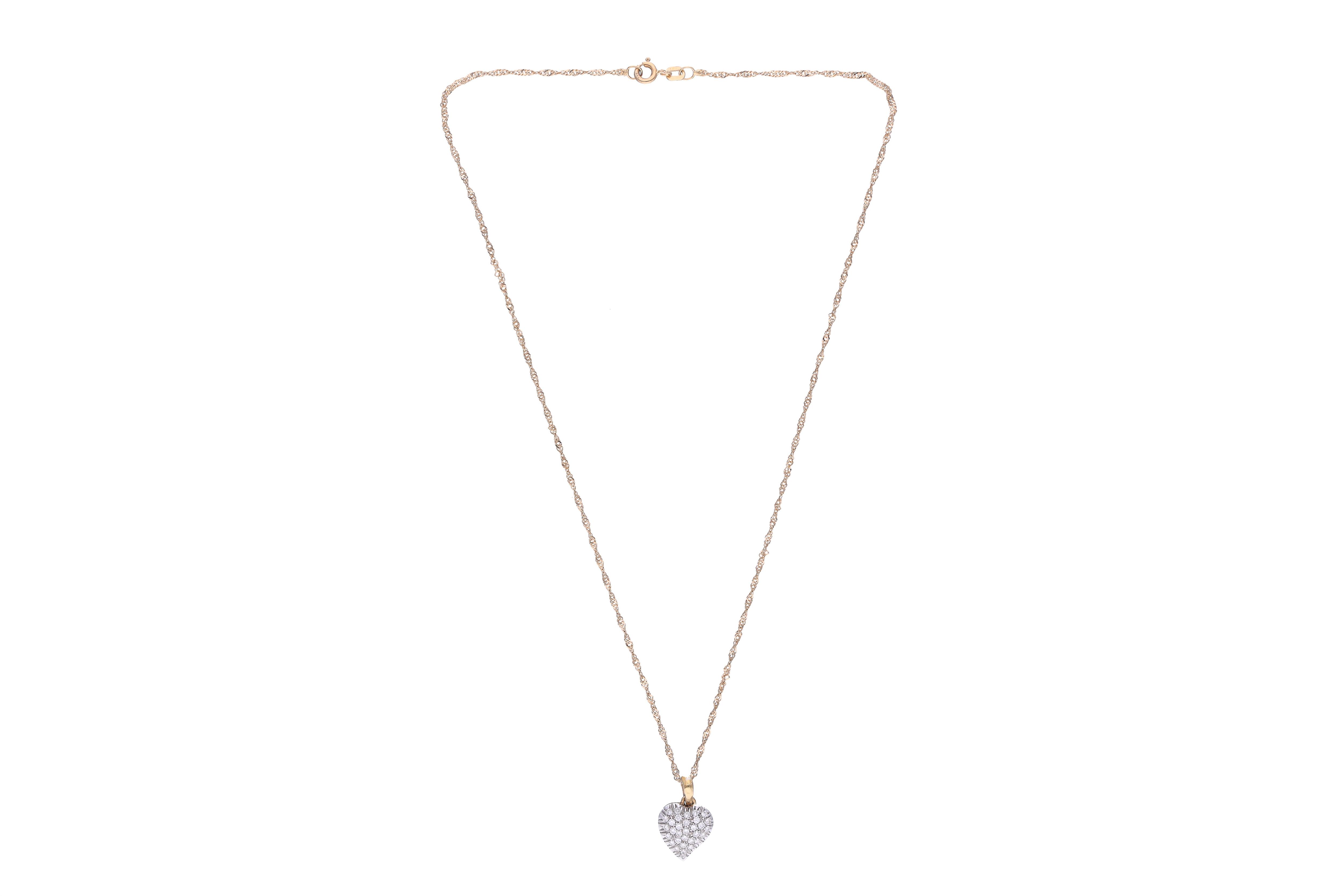 Collana con ciondolo, diamanti - Asta Preziosi