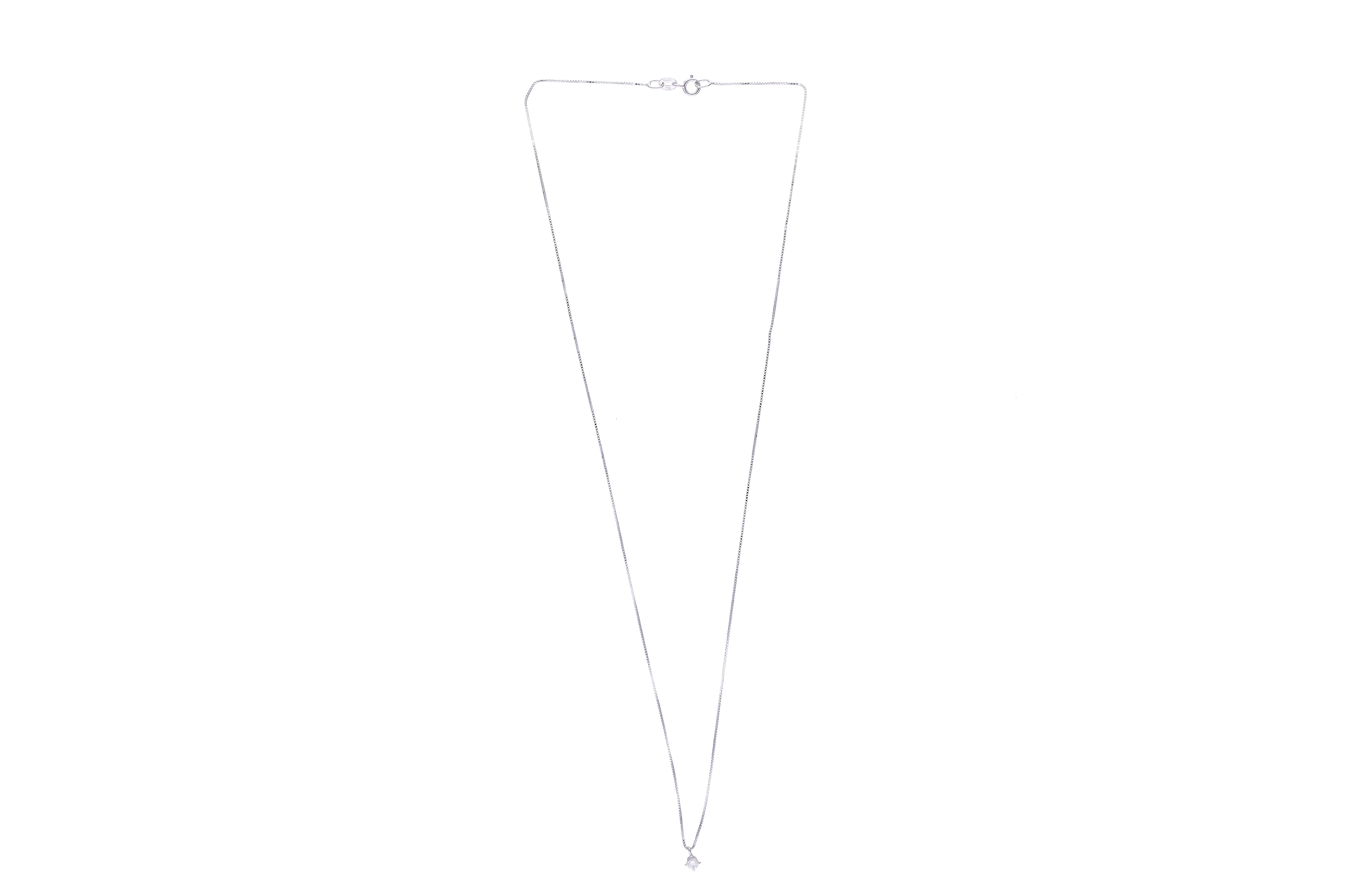 Collana con diamante - Asta Preziosi