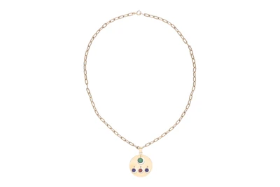 Collana con ciondolo con smalti - Asta Preziosi Collana con ciondolo con smalti - Asta Preziosi