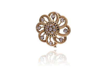 Spilla con diamanti - Asta Preziosi Spilla con diamanti - Asta Preziosi