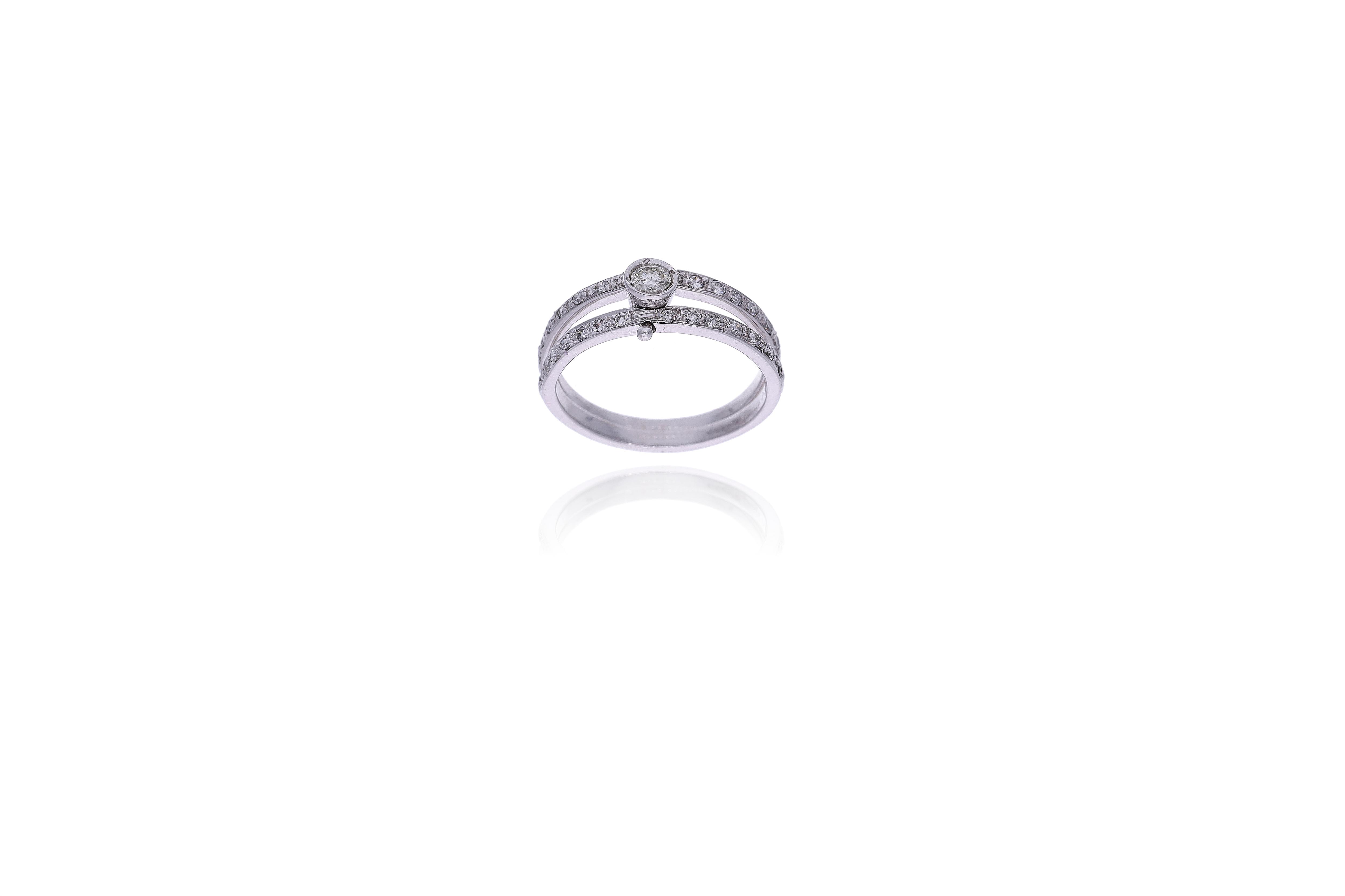 Anello con diamanti - Asta Preziosi