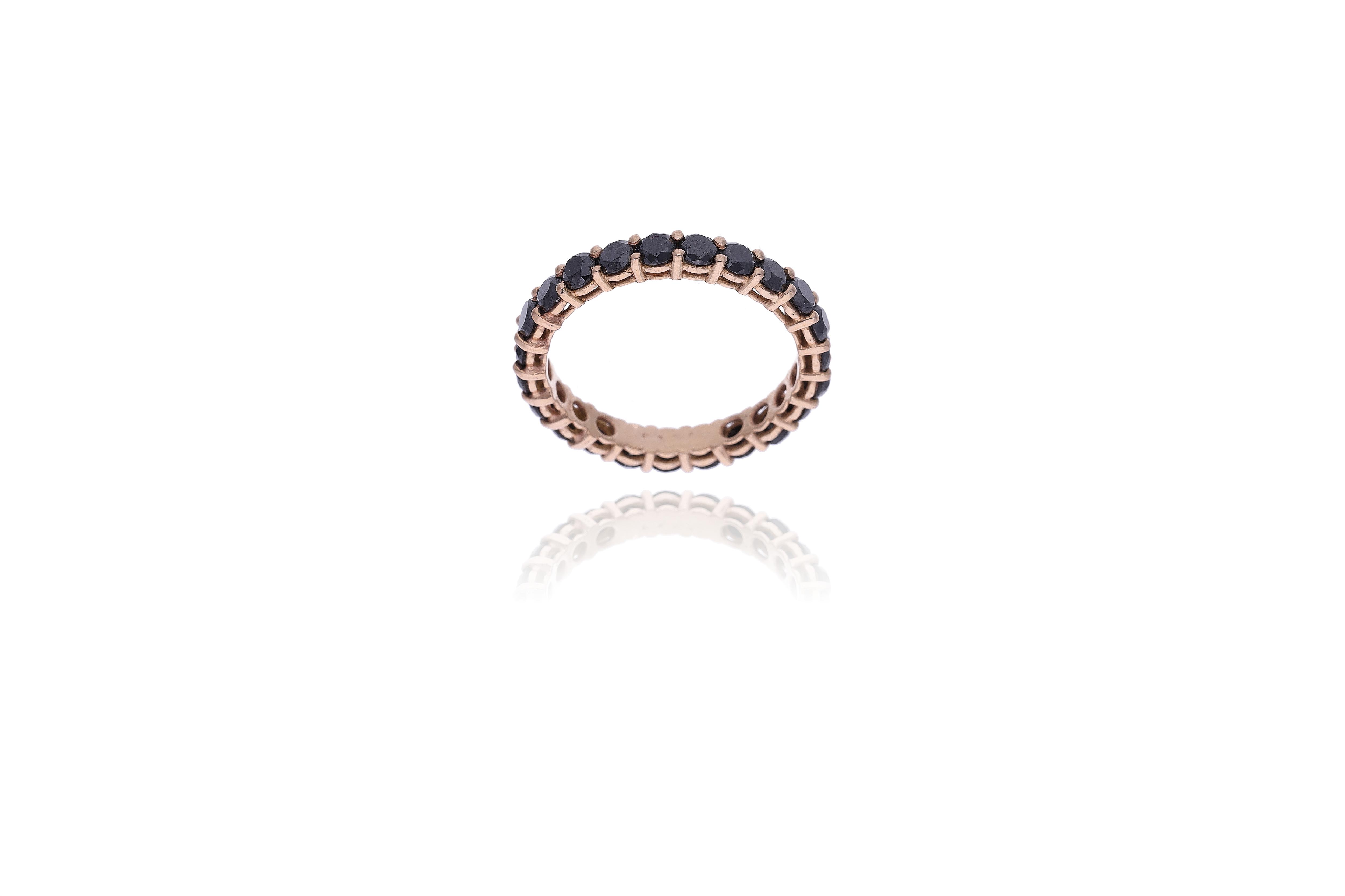 Anello con diamanti neri - Asta Preziosi