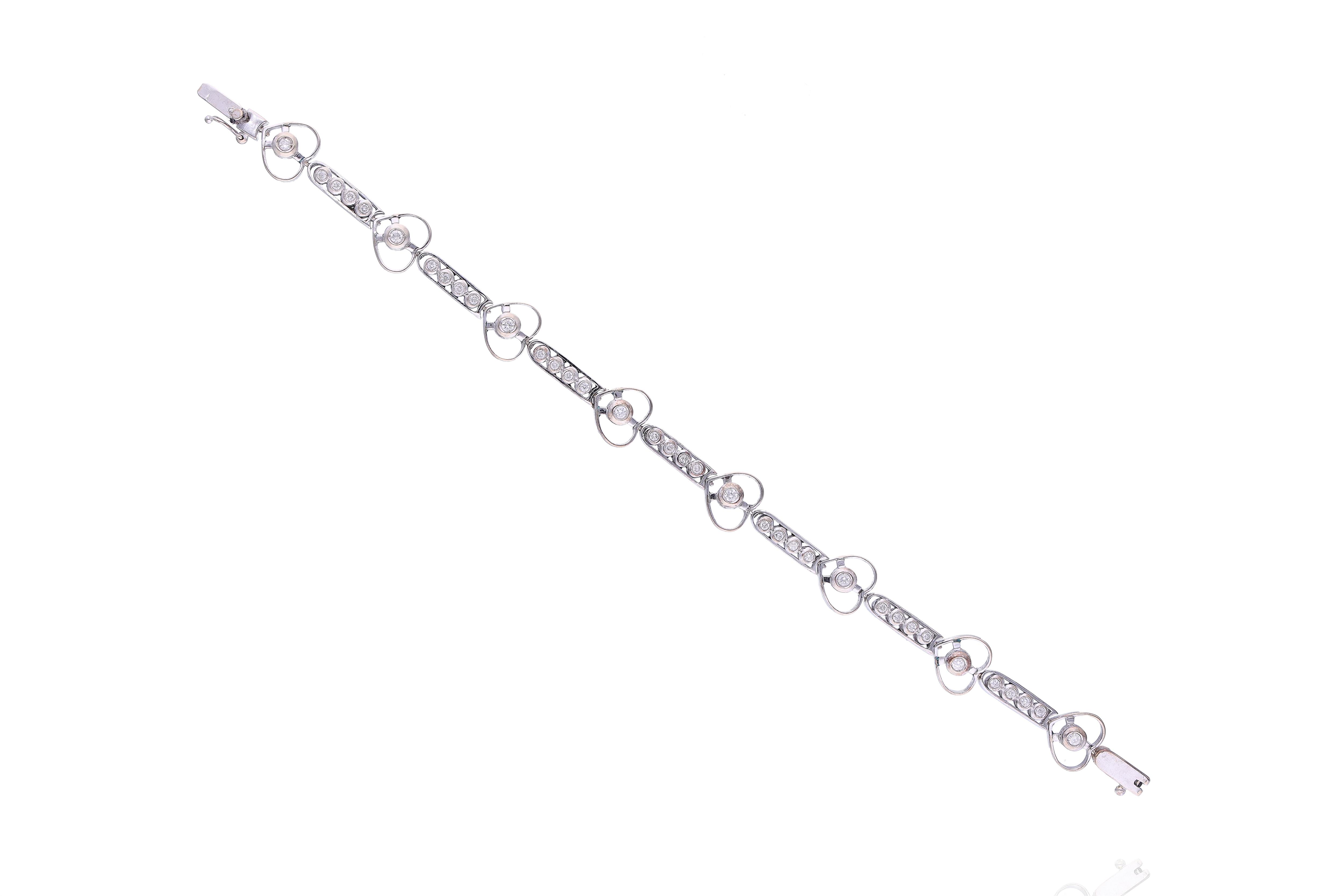 Bracciale con diamanti - Asta Preziosi