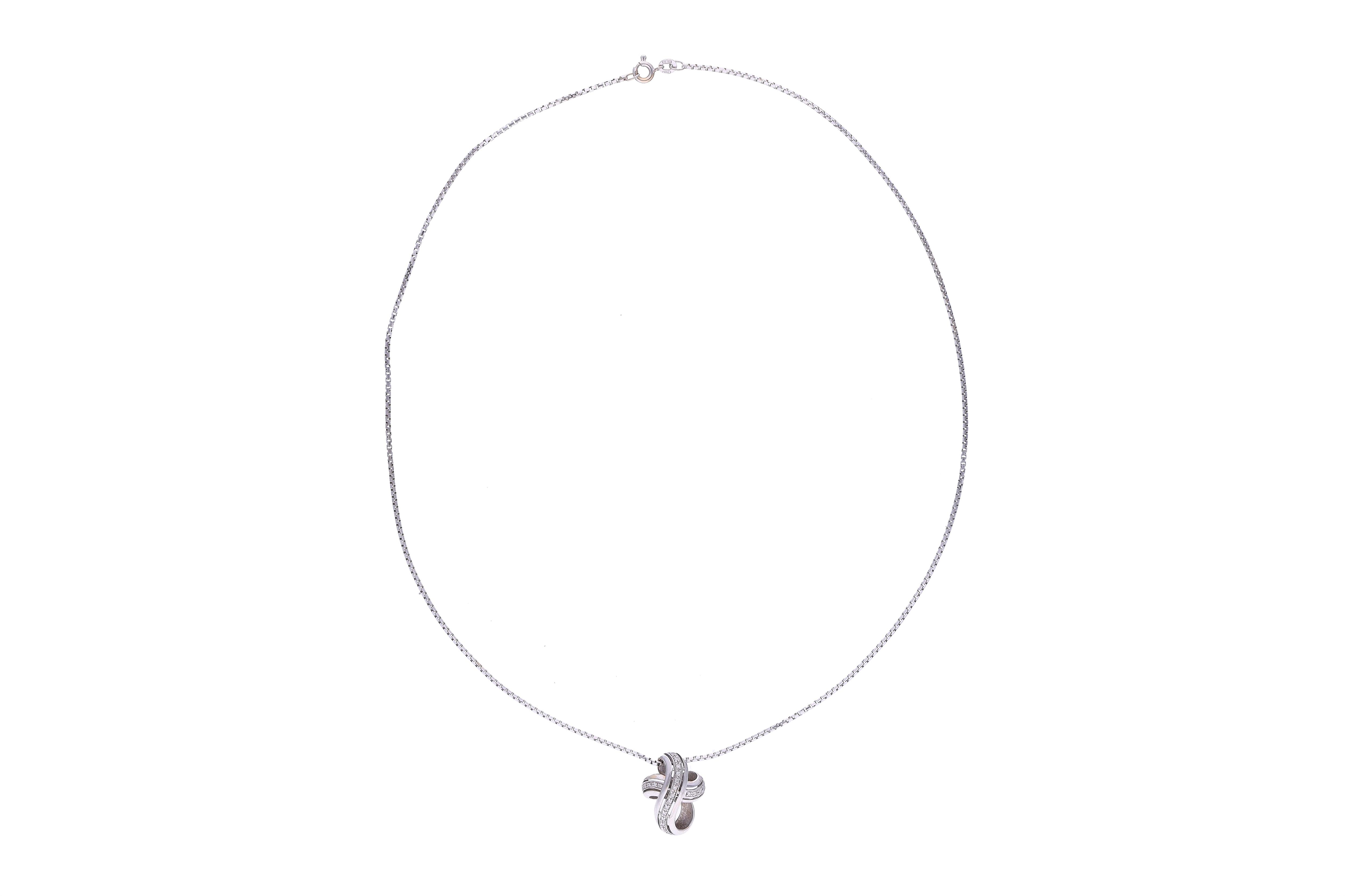 Collana con ciondolo con diamanti - Asta Preziosi