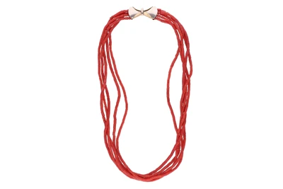 Collana di corallo - Asta Preziosi Collana di corallo - Asta Preziosi